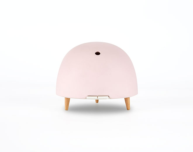 M4P Bibo-Bamboo Fiber Base Portable Globe Cute Colorful Electric Ultrasonic Diffuser