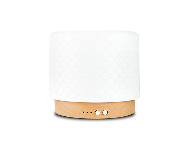 M5BTY Buba-Color Luxury Art Metal Ultrasonic Diffuser With Light