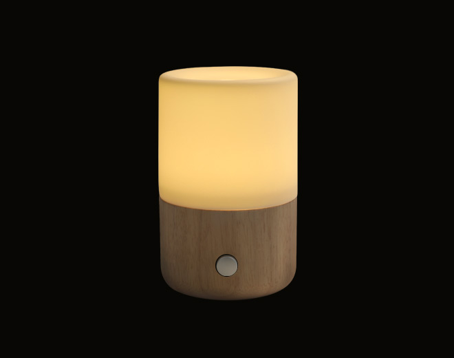 Emma-Glass Waterless  Essential Oil Nebuliser With Light