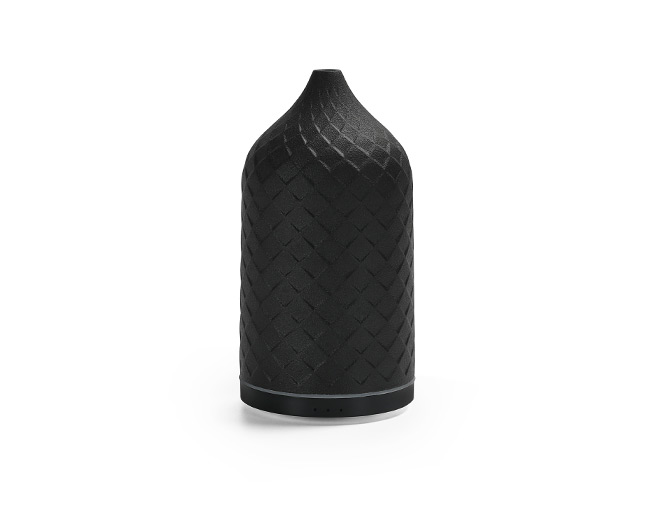 Hiro-ABS Base Ceramic Cover Aromatherapy Diffuser with Light