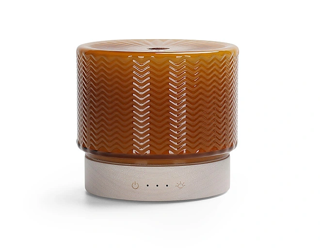 Toba-Natural bamboo base with line pattern porcelain cover