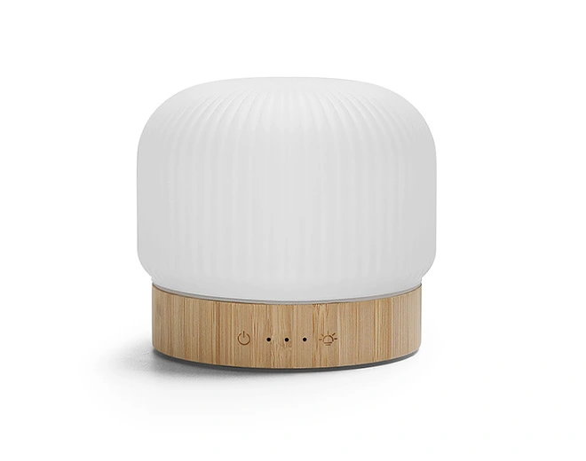 Toba-Natural bamboo base with line pattern porcelain cover