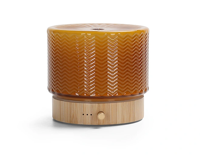 Toba Pro-Opal glass cover with natural wooden base