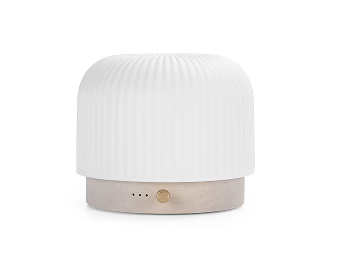 Toba Pro-Opal glass cover with natural wooden base